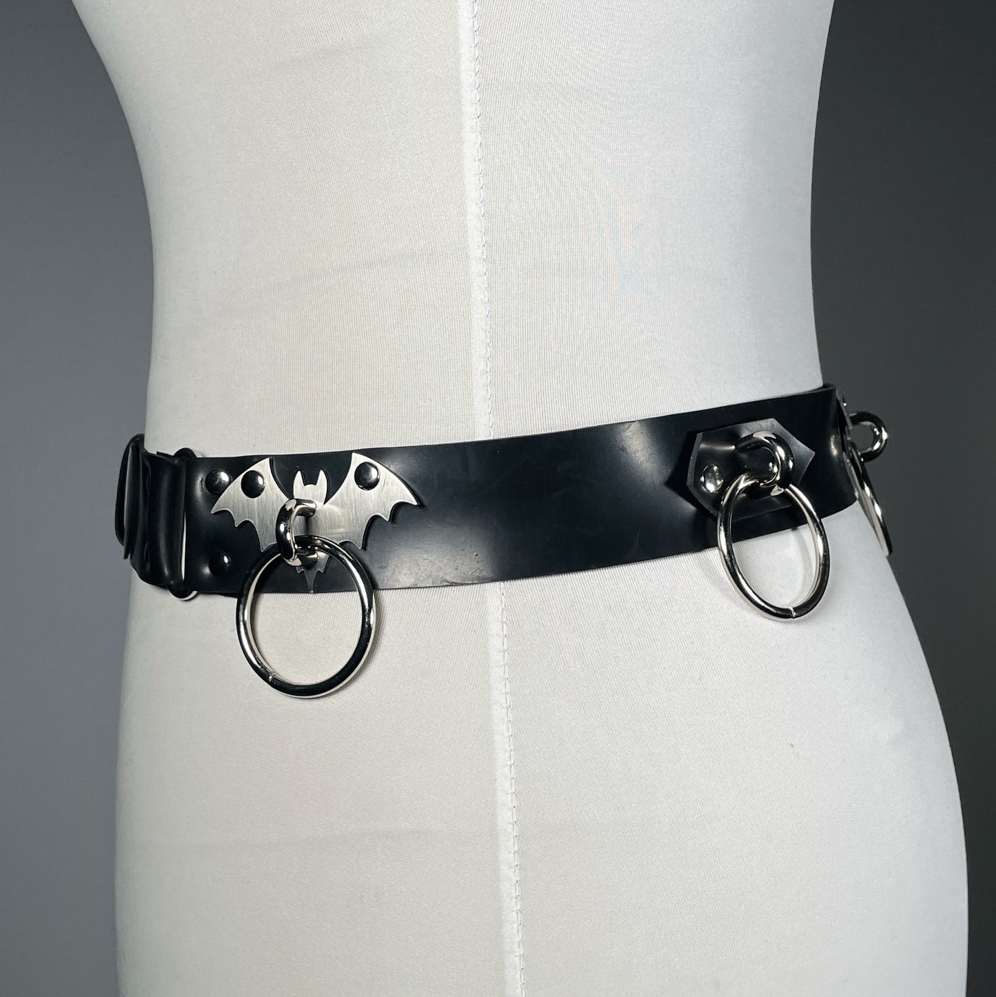 The Vamp Bondage Bat Traditional Style Rubber Belt