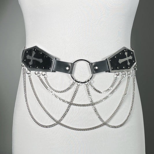 The Funeral Party Coffin Chain Belt