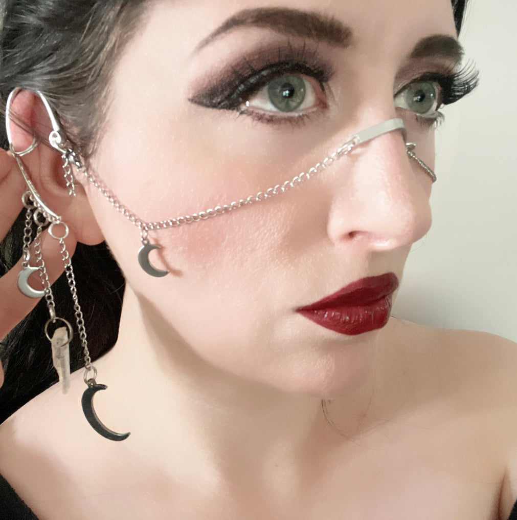 Wax and Wane Face Chain- SAMPLE