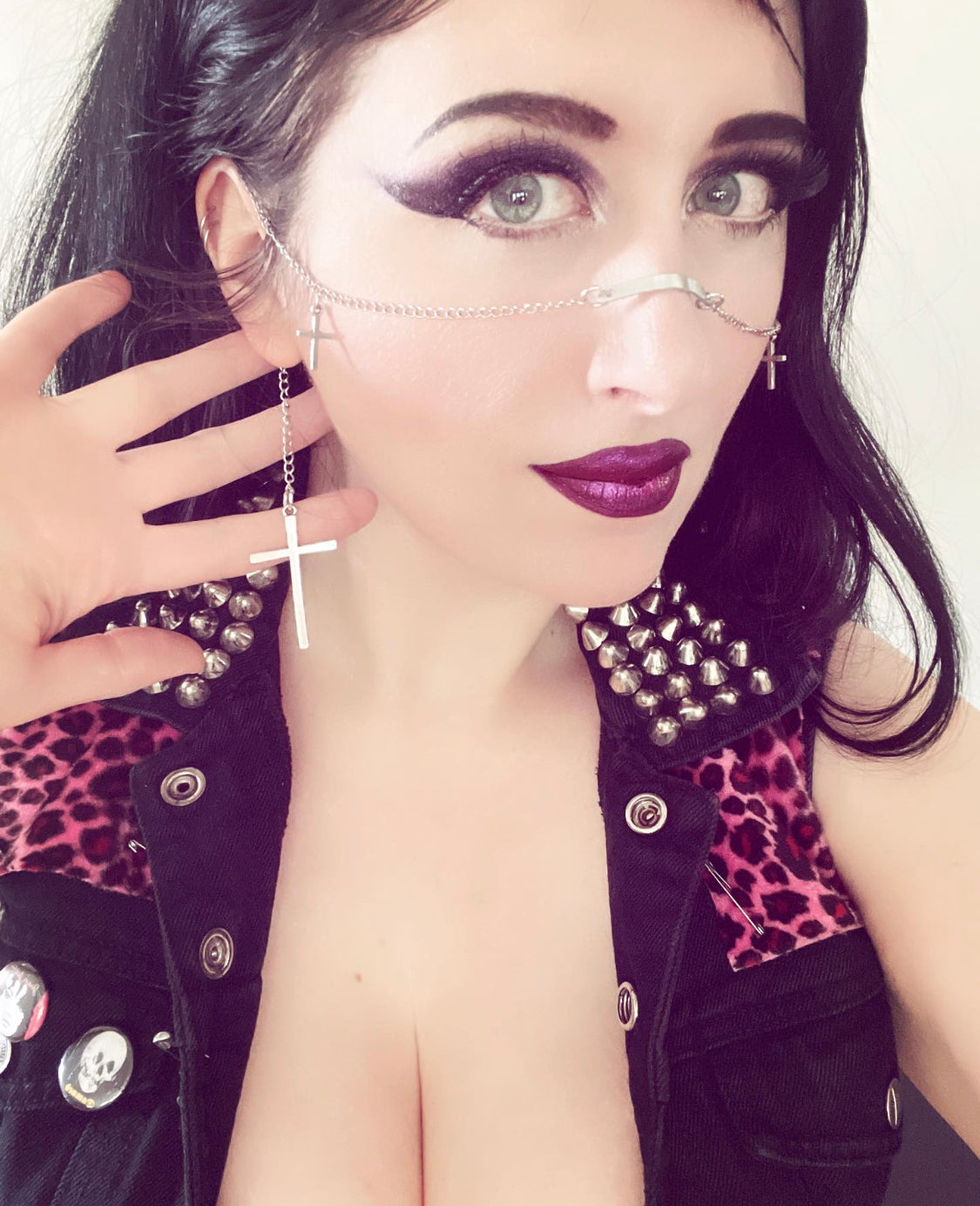 Crucify Me Face Chain