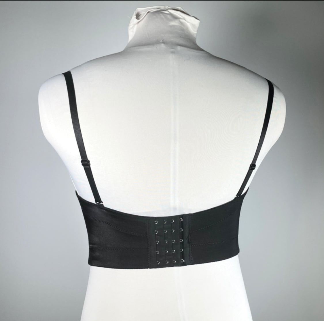 Black Bustier with Spiked PVC and Cross (matches “Unholy Passion” line)