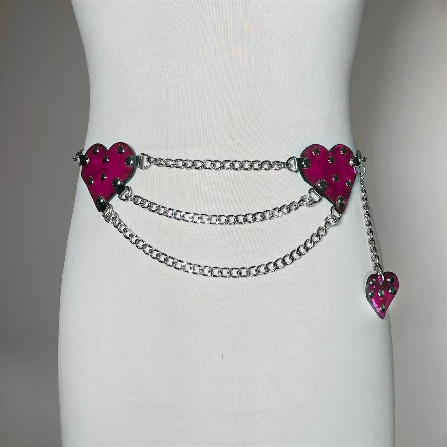 Passion of Lovers PINK Chain Belt - *LIMITED EDITION & REVERSIBLE