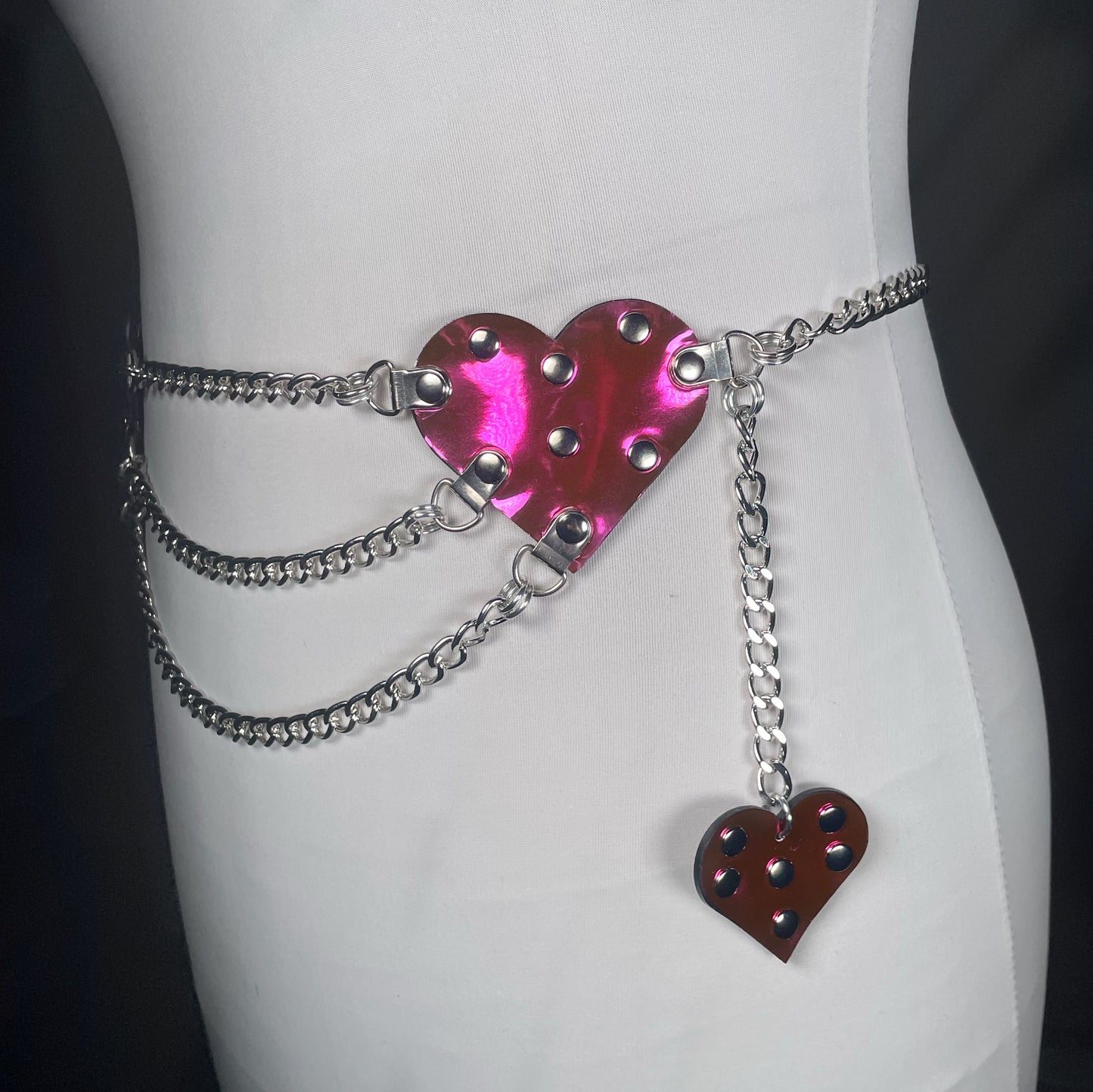 Passion of Lovers PINK Chain Belt - *LIMITED EDITION & REVERSIBLE