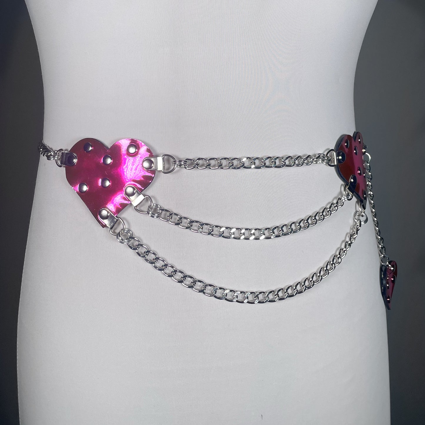 Passion of Lovers PINK Chain Belt - *LIMITED EDITION & REVERSIBLE