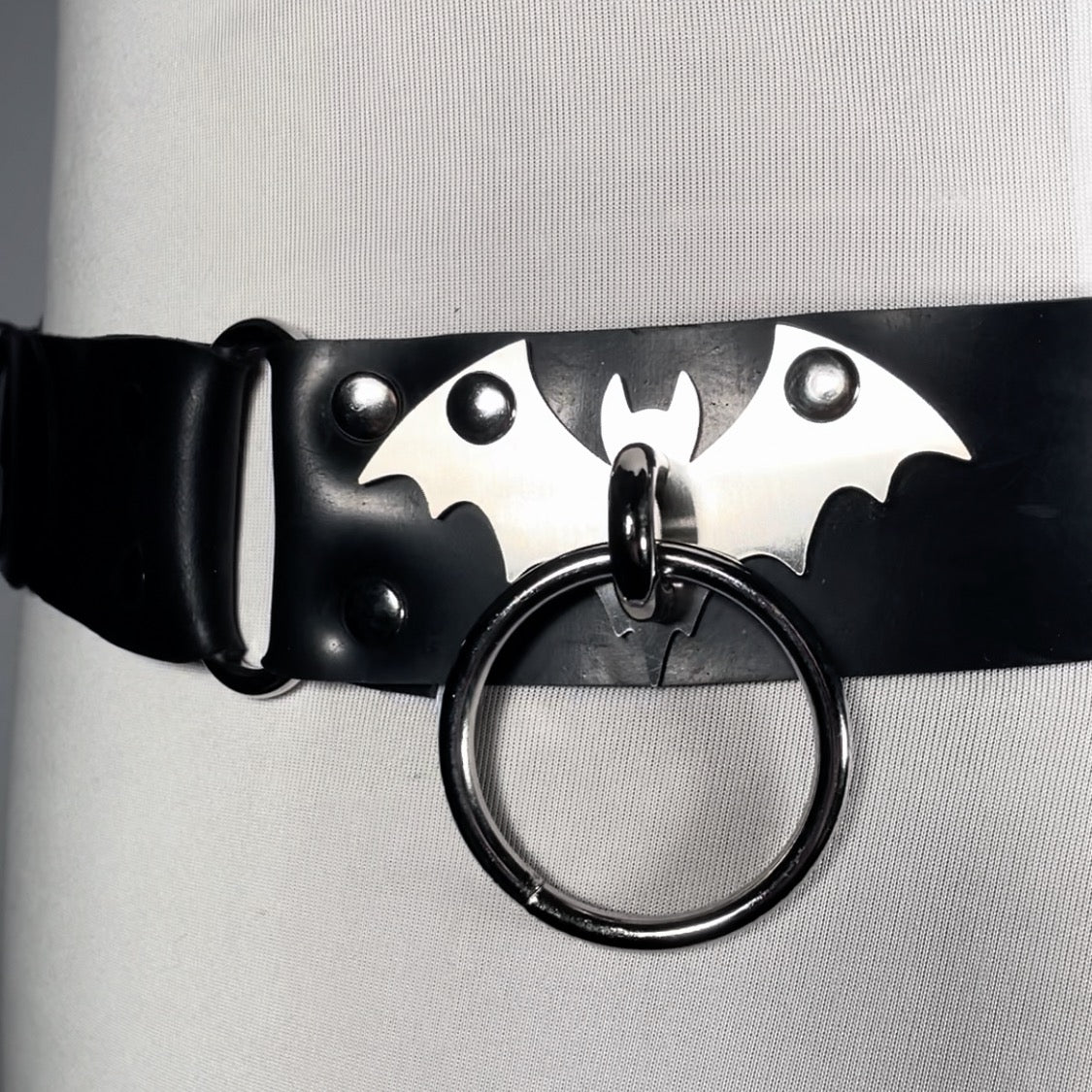 The Vamp Bondage Bat Traditional Style Rubber Belt