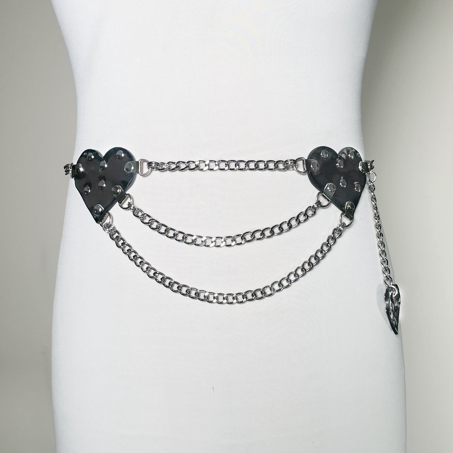 Passion of Lovers GUNMETAL SILVER Chain Belt - *LIMITED EDITION & REVERSIBLE