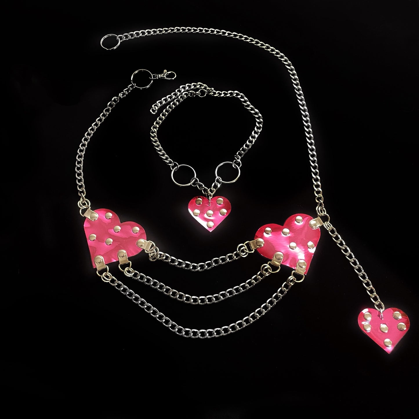 Passion of Lovers PINK Chain Belt - *LIMITED EDITION & REVERSIBLE