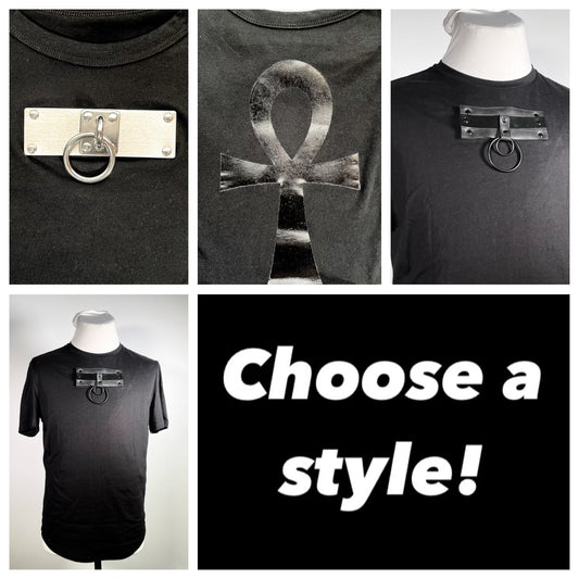 Men's Black Modified T-shirt (Choose your style!)