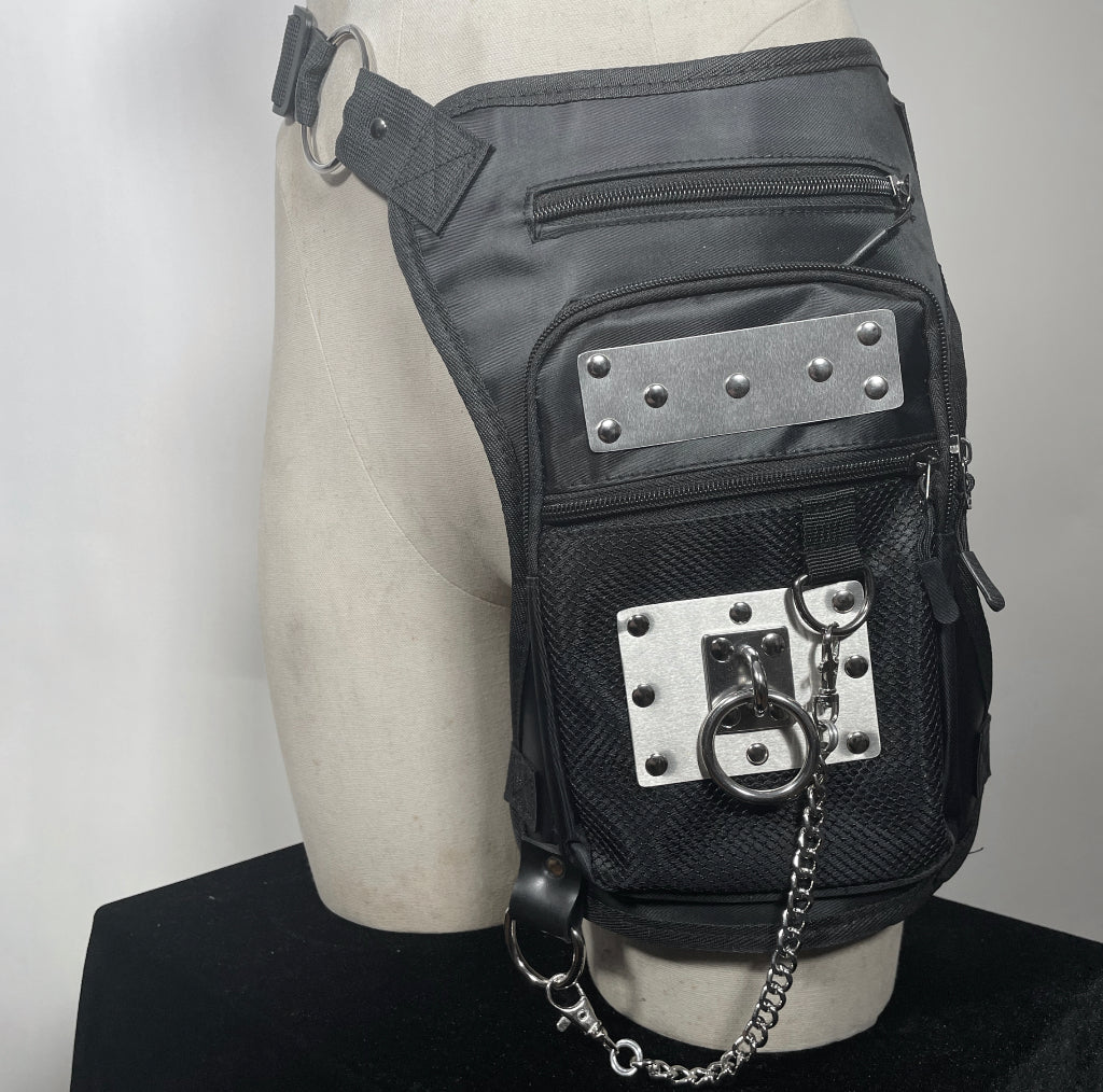 Leg/Hip/Crossbody Harness Bag with Metal and O-ring