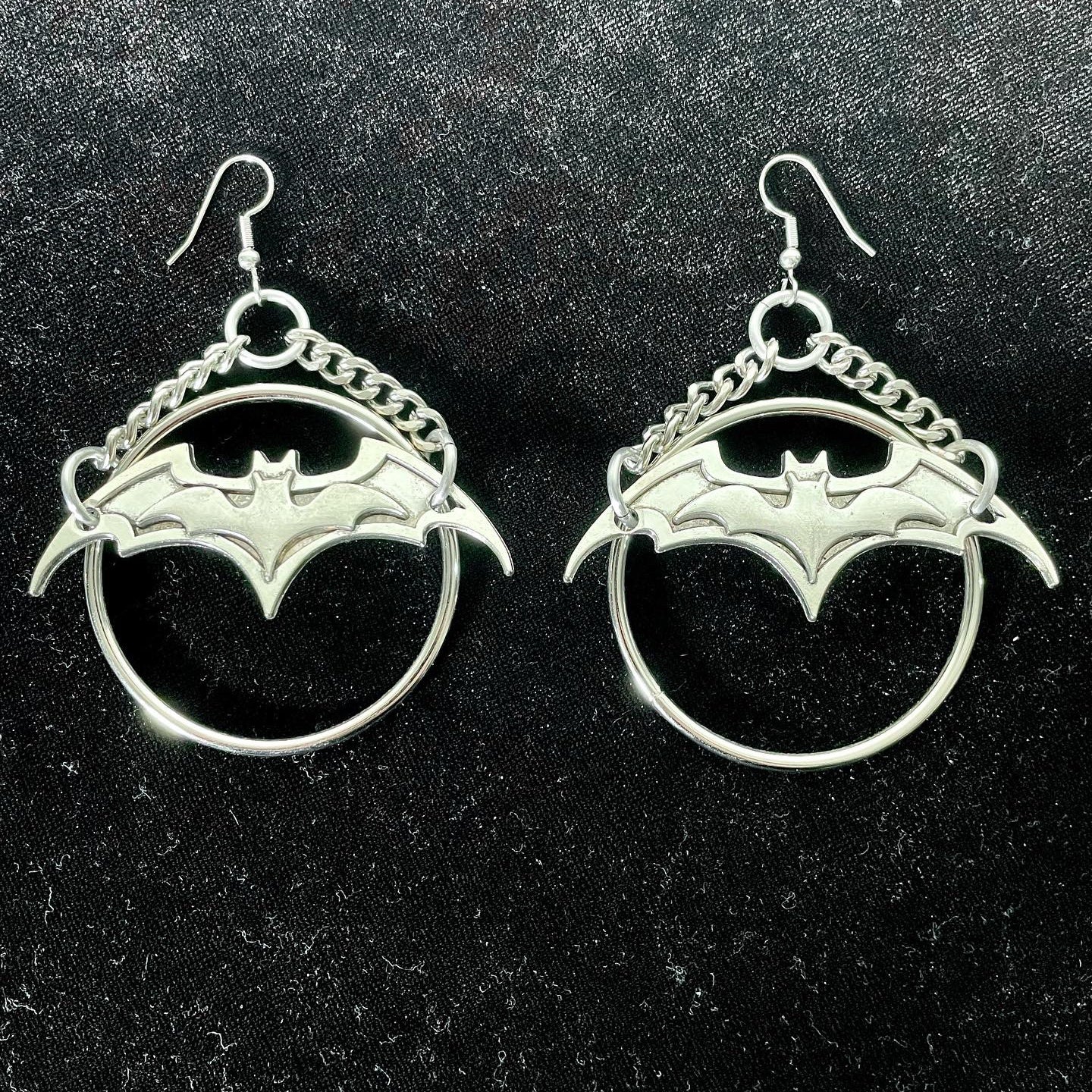 The Batcave Earrings- SAMPLE